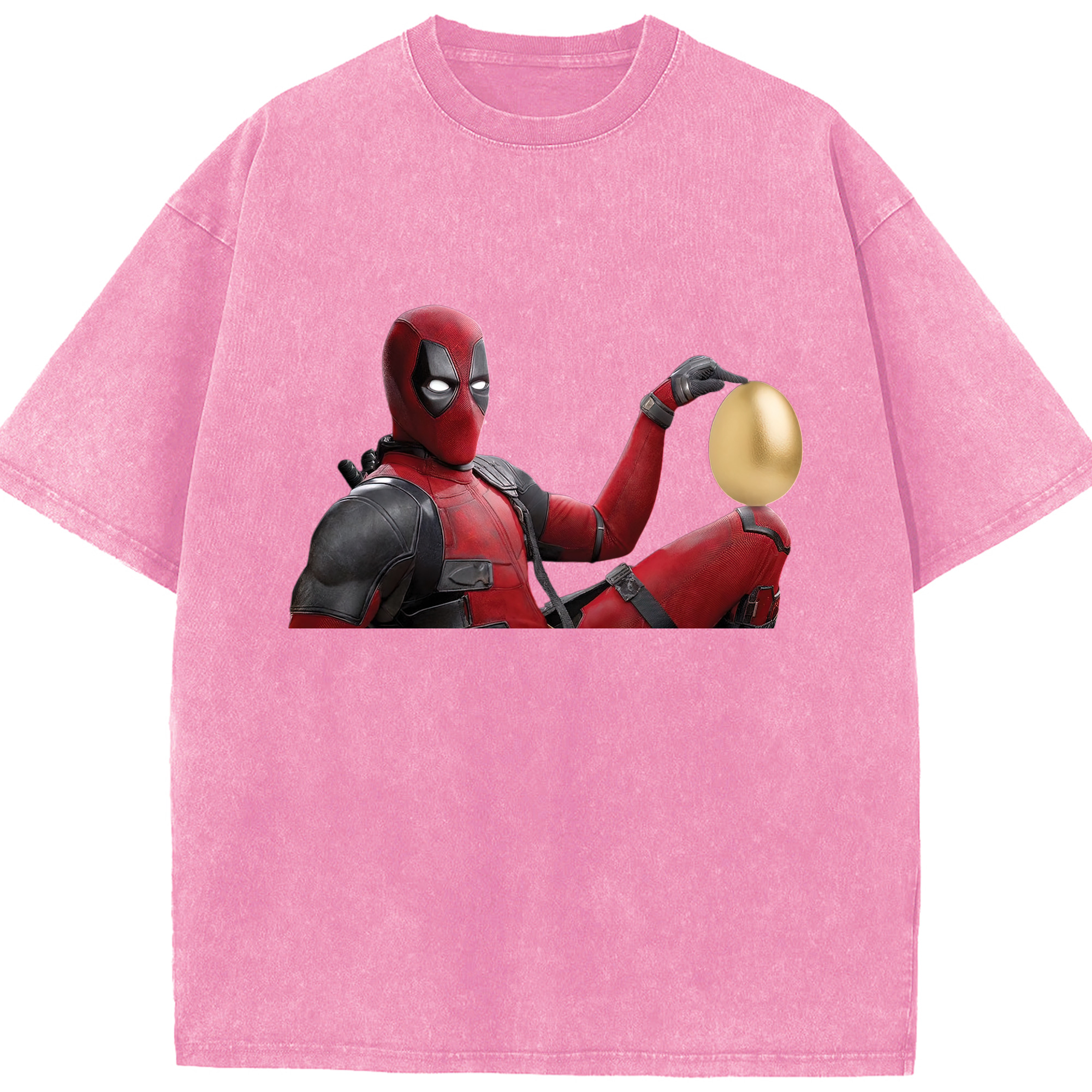 （画像用） Deadpool デッドプール 綿100% ヴィンテージ風 半袖Tシャツ（フロントプリント）